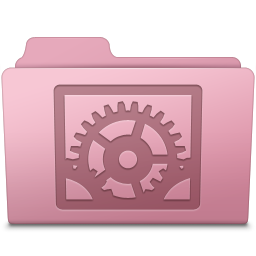 System Preferences Folder Sakura Icon 256x256 png